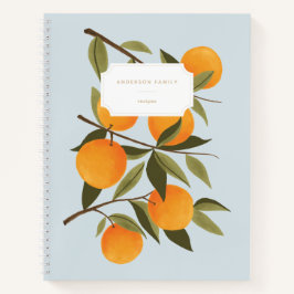 Farmhouse Citrus Oranje Branch Recipe Book Notitieboek