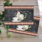 Farmhouse Coffee Kitchen Rooster Chalk Decoupage Tissuepapier