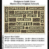 Farmhouse Coffee Lover Typography DC2 Decoupage Tissuepapier