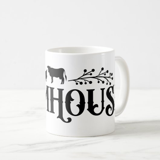 Farmhouse Coffee Mok (Voorkant rechts)