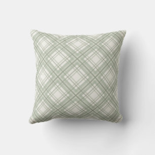 Farmhouse Cotvoordcore Pset, Sage Green, Cream Kussen