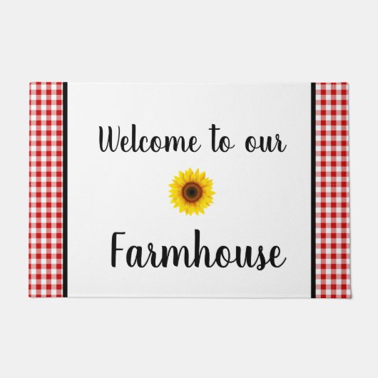 Farmhouse Doormat Deurmat (Voorkant)
