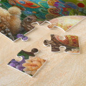 Farmhouse Easter Rooster Legpuzzel (Zijkant)
