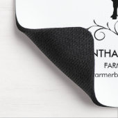 farmhouse Farm Cow Silhouette Muismat (Hoek)