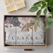 Farmhouse Floral Duroc Pigs Tissuepapier (Geschenk)