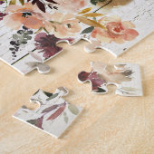 Farmhouse Floral Hereford Koeien Legpuzzel (Zijkant)