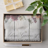 Farmhouse Floral Hereford Koeien Tissuepapier (Geschenk)