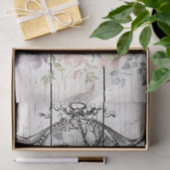 Farmhouse Floral Holstein Koeien Tissuepapier (Geschenk)