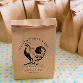 Farmhouse Fresh Organic Chicken Eggs Boerderij Rubberstempel