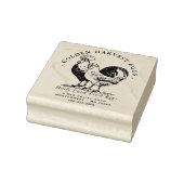 Farmhouse Fresh Organic Chicken Eggs Boerderij Rubberstempel (Stempel)