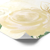 Farmhouse Fresh Rustic Country Floral Welcome Sign Poster (Hoek)