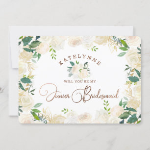 Farmhouse Fresh Rustic Jr. Bridesmaid Voorstel
