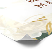 Farmhouse Fresh Rustic Love is Sweet Wedding Sign Poster (Hoek)