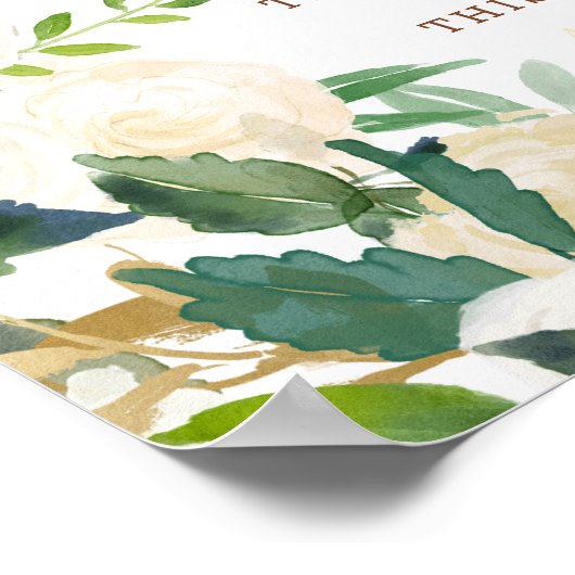 Farmhouse Fresh Rustic Photo Booth Weddenschap Poster (Hoek)