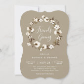 Farmhouse Friendsgiving Party Invitation Kaart (Voorkant)