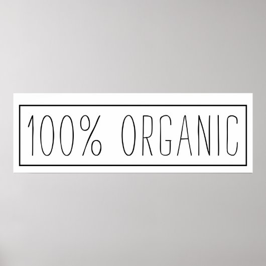 Farmhouse geïnspireerd op 100 procent organische s poster (Voorkant)