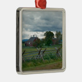 Farmhouse - Gettysburg National Park Pennsylvania Metalen Ornament (Rechts)
