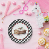 Farmhouse Gingham Holiday Bakery Paper Bord (Feest)