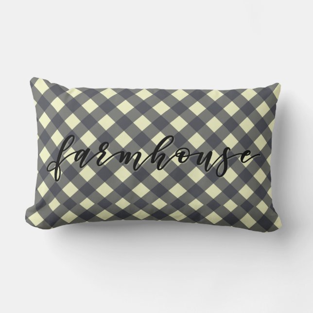 FARMHOUSE GINGHAM KUSSEN (Voorkant)