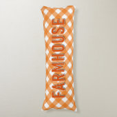 FARMHOUSE GINGHAM LICHAAMSKUSSEN (Voorkant Verticaal)