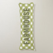 FARMHOUSE GINGHAM LICHAAMSKUSSEN (Voorkant Verticaal)