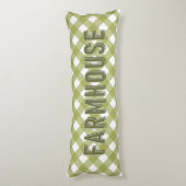 FARMHOUSE GINGHAM LICHAAMSKUSSEN (Achterkant (Verticaal))