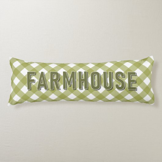 FARMHOUSE GINGHAM LICHAAMSKUSSEN (Voorkant)