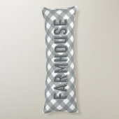 FARMHOUSE GINGHAM LICHAAMSKUSSEN (Achterkant (Verticaal))