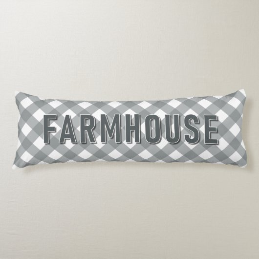 FARMHOUSE GINGHAM LICHAAMSKUSSEN (Voorkant)