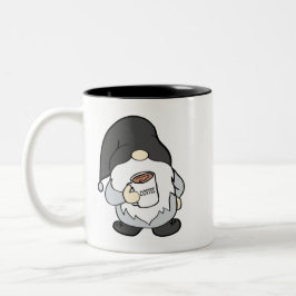 Farmhouse Gnome met Lumpy Coffee-Mok Tweekleurige Koffiemok