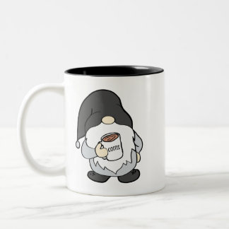 Farmhouse Gnome met Lumpy Coffee-Mok Tweekleurige Koffiemok