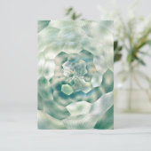 Farmhouse Green Galaxy Space Futuristic Bedankkaart (Staand voorkant)