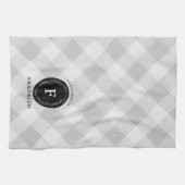 Farmhouse Grey Buffalo Check Personated Family K Theedoek (Horizontaal)