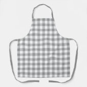Farmhouse Grey Buffalo Check Pset Rustic Schort (Voorkant)