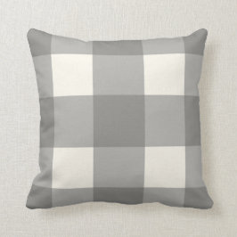 Farmhouse Grey & Cream Pset Pillow Kussen