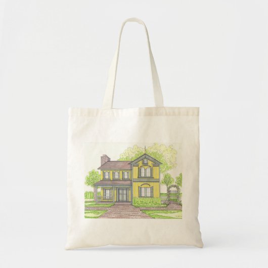 FarmHouse Grocery Canvas tas (Voorkant)