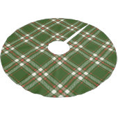 Farmhouse groen rood van witte vleid schattige ker kerstboom rok (Gekanteld)