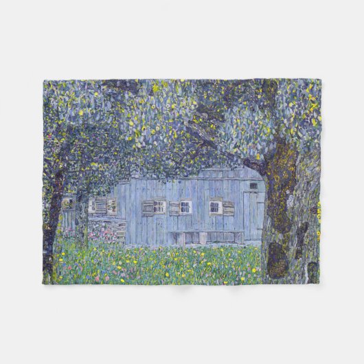 Farmhouse, Gustav Klimt Fleece Deken (Voorkant (Horizontaal))
