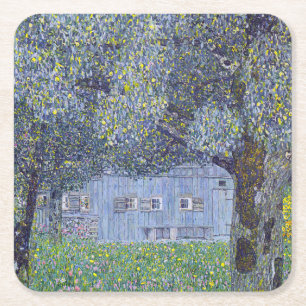 Farmhouse, Gustav Klimt Kartonnen Onderzetters