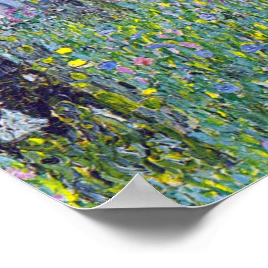 Farmhouse, Gustav Klimt Poster (Hoek)