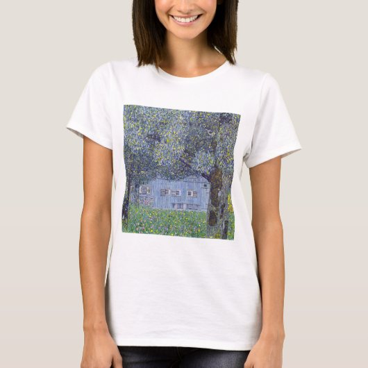 Farmhouse, Gustav Klimt T-shirt (Voorkant)