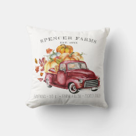 Farmhouse  Harvest Truck Personalized Kussen