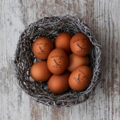 Farmhouse Hen | Eistempel Rubberstempel