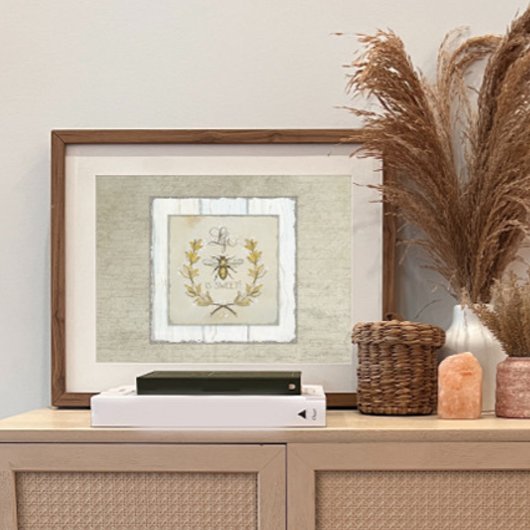 Farmhouse Herfst Bee Wreatage Foliage Wood Decoupa Tissuepapier