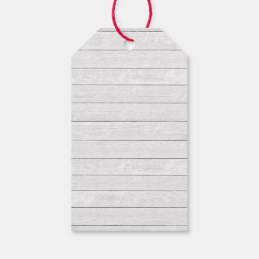 Farmhouse Holly | Kerstmis Cadeaulabel (Achterkant)