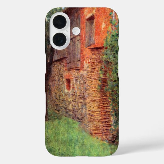 Farmhouse in Kammer door Gustav Klimt, kunst Case-Mate iPhone Case (Achterkant)
