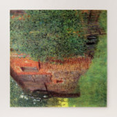 Farmhouse in Kammer door Gustav Klimt,  kunst Legpuzzel (Verticaal)