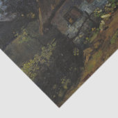 Farmhouse in Nuenen door Vincent Van Gogh Tissuepapier (Detail)