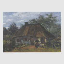 Farmhouse in Nuenen door Vincent Van Gogh Tissuepapier