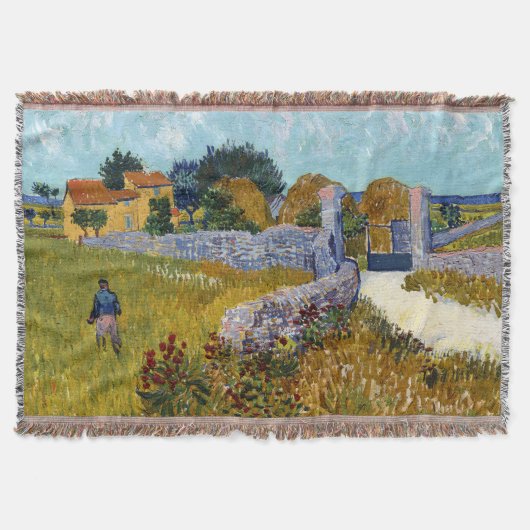 Farmhouse in Provence (1888) door Vincent Van Gogh Deken (Voorkant)